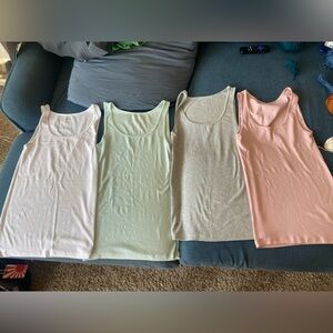 GAP Women's Tank Tops in White, Mint, Gray, and Pink
